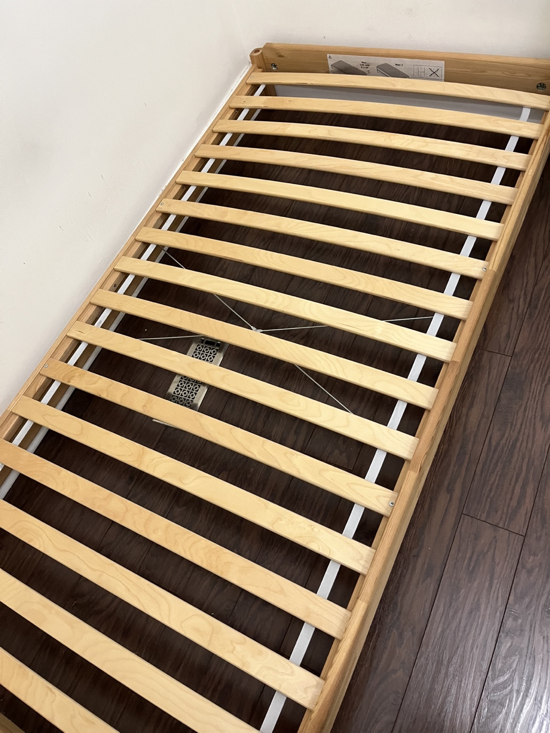 IKEA Twin Bed Frame - Solid Pine Wood - photo 2