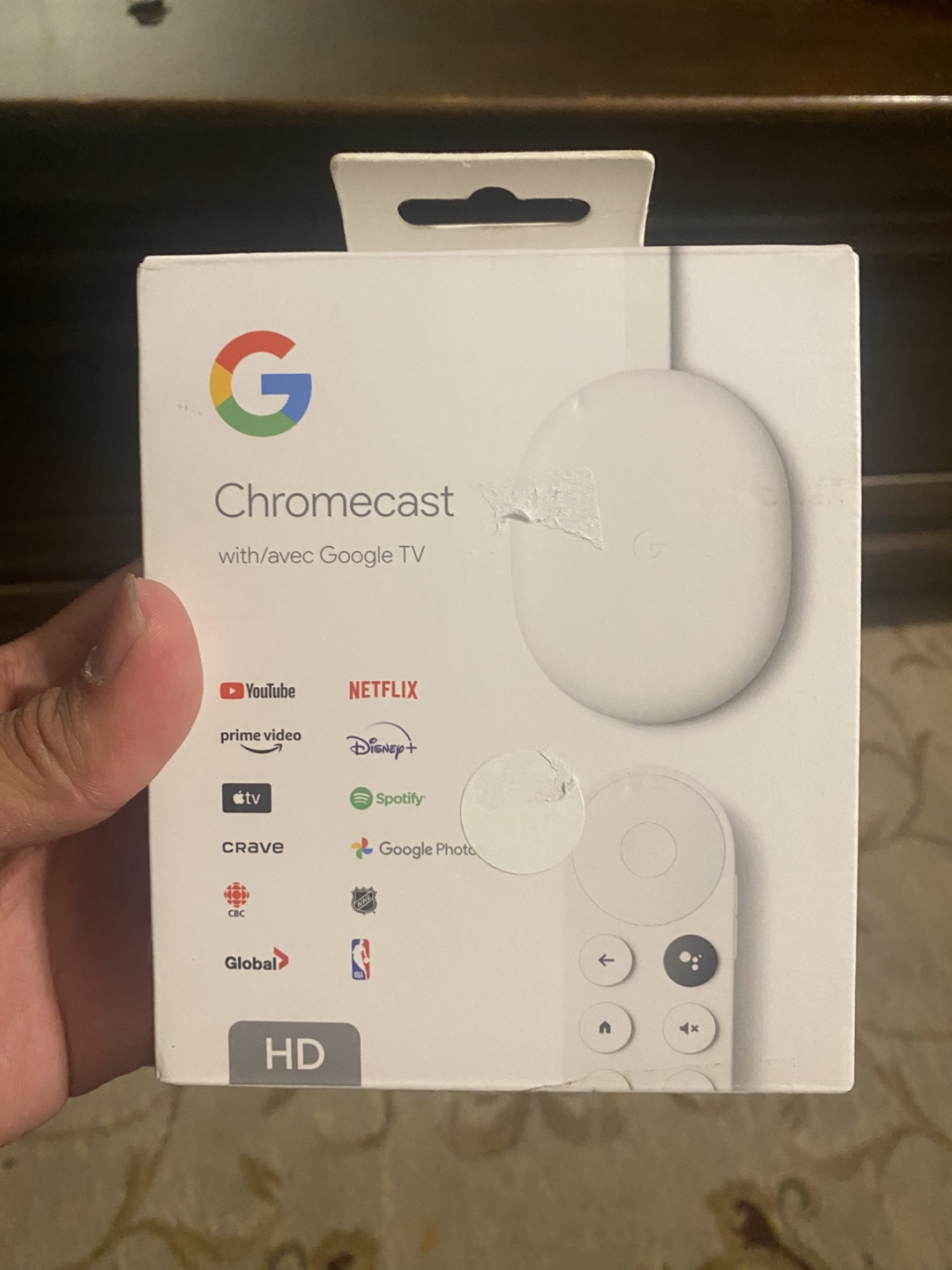 Google Chromecast with Google TV HD - Like New