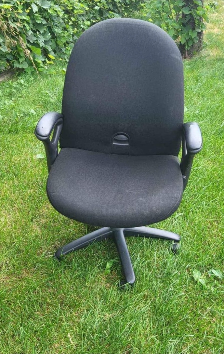 Black Office Chair with Wheels