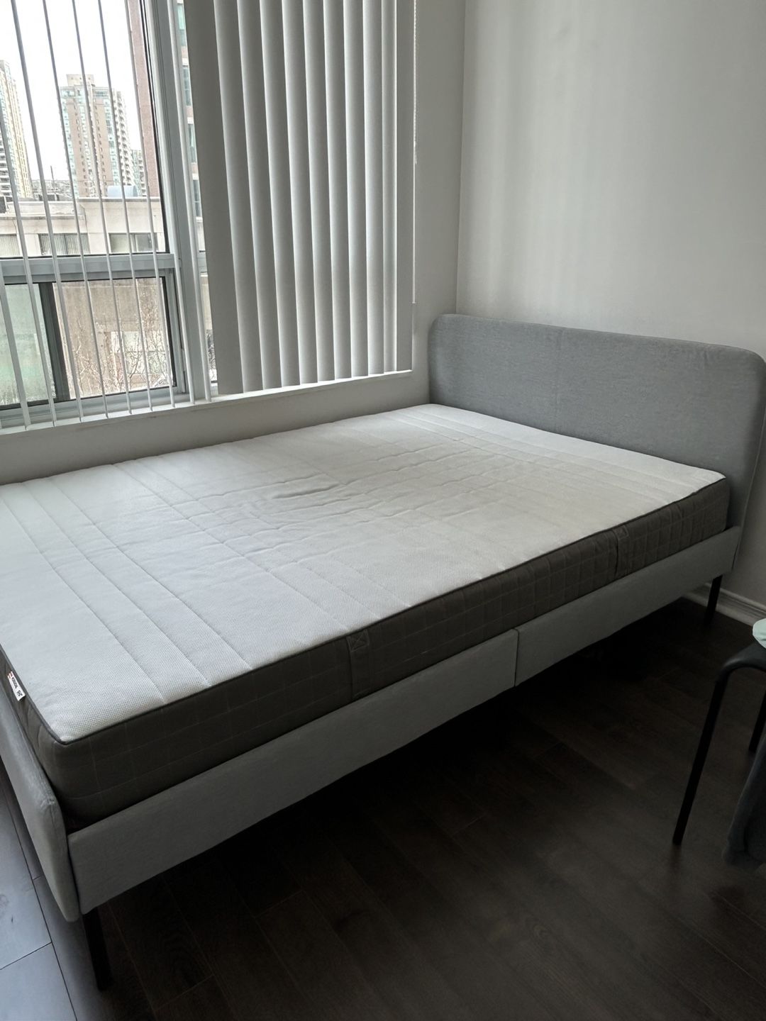 IKEA Morgedal Full/Double Size Mattress and Bed Frame