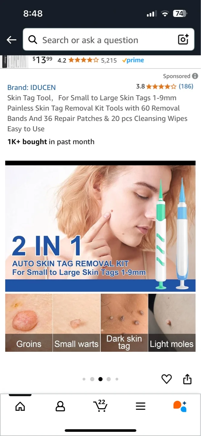 IDUCEN 2-in-1 Skin Tag Removal Kit image indicator(3)