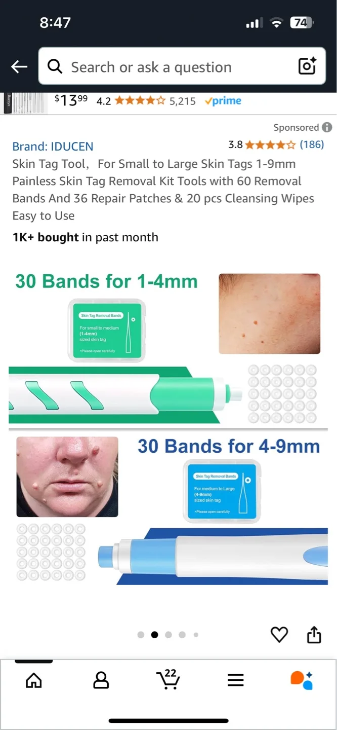 IDUCEN 2-in-1 Skin Tag Removal Kit image indicator(2)