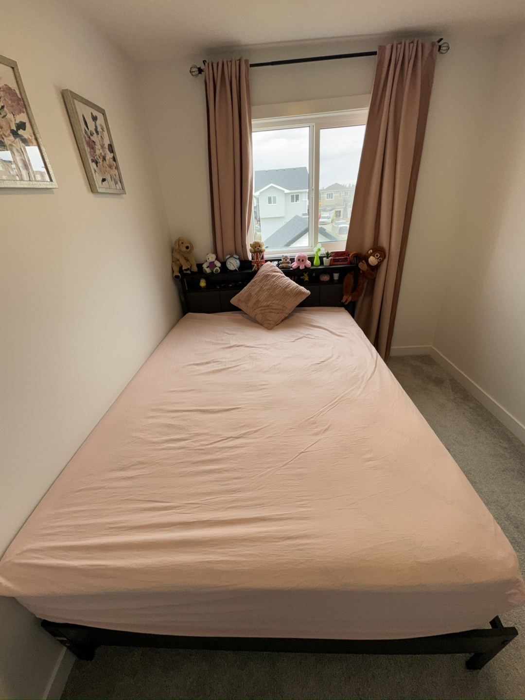 Queen Mattress + LED Metal Bed Frame - photo 2