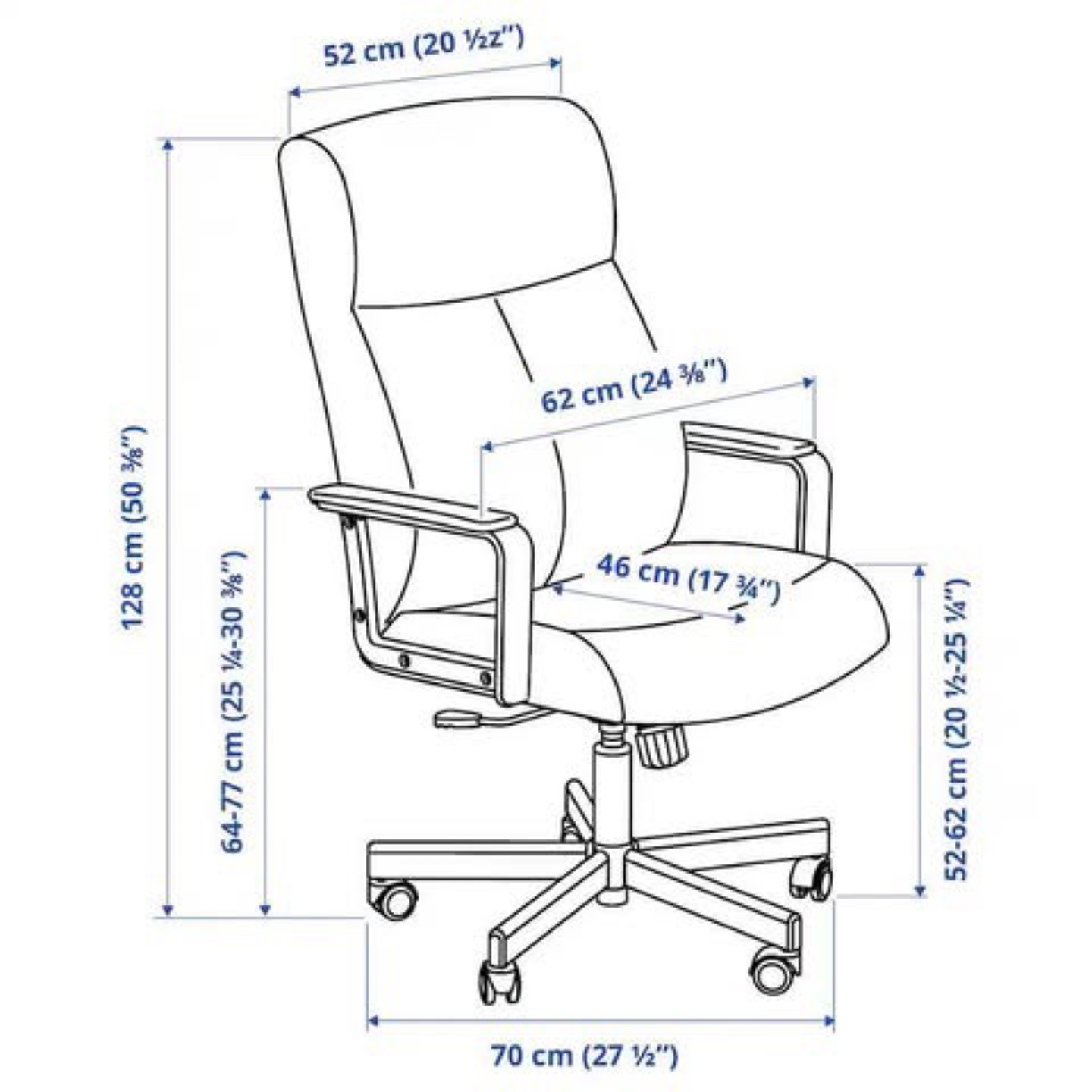 IKEA MILLBERGET Swivel Chair - Murum Black - photo 4