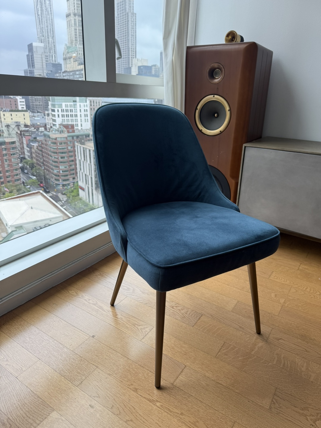 Four West Elm Mid-Century Dining Chairs w/Metal Legs ($190 ea.) - photo 2