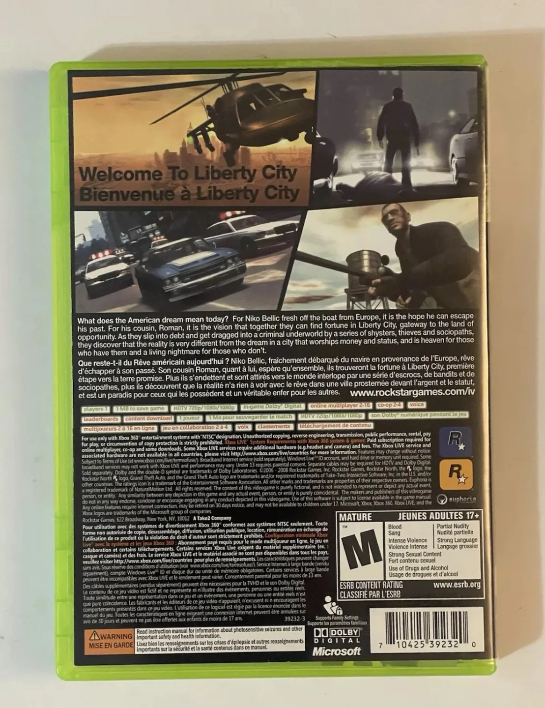 Grand Theft Auto IV Xbox 360 Game image indicator(3)