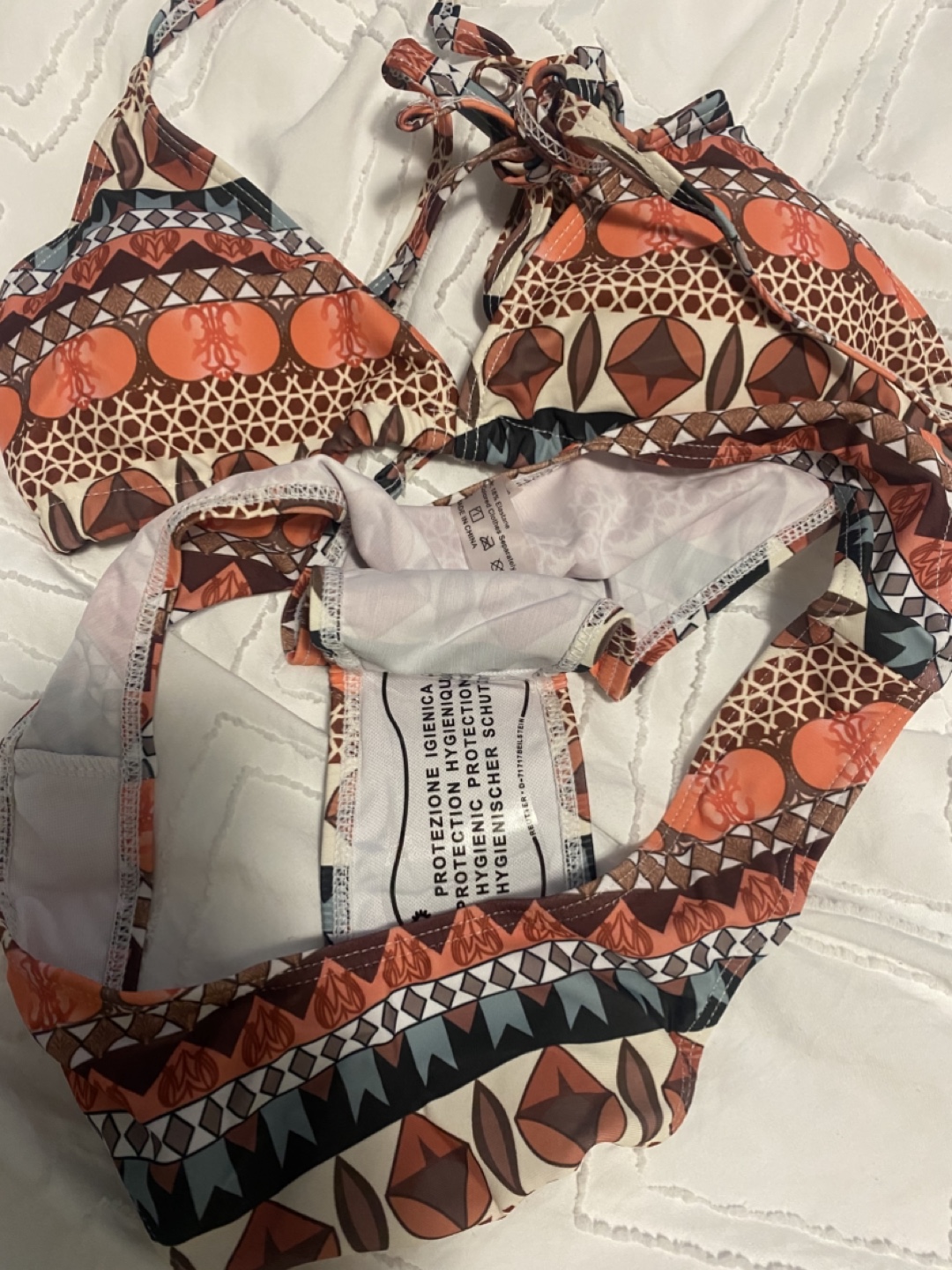 Cream Crochet Beach Coverup and Bikini Set - photo 3