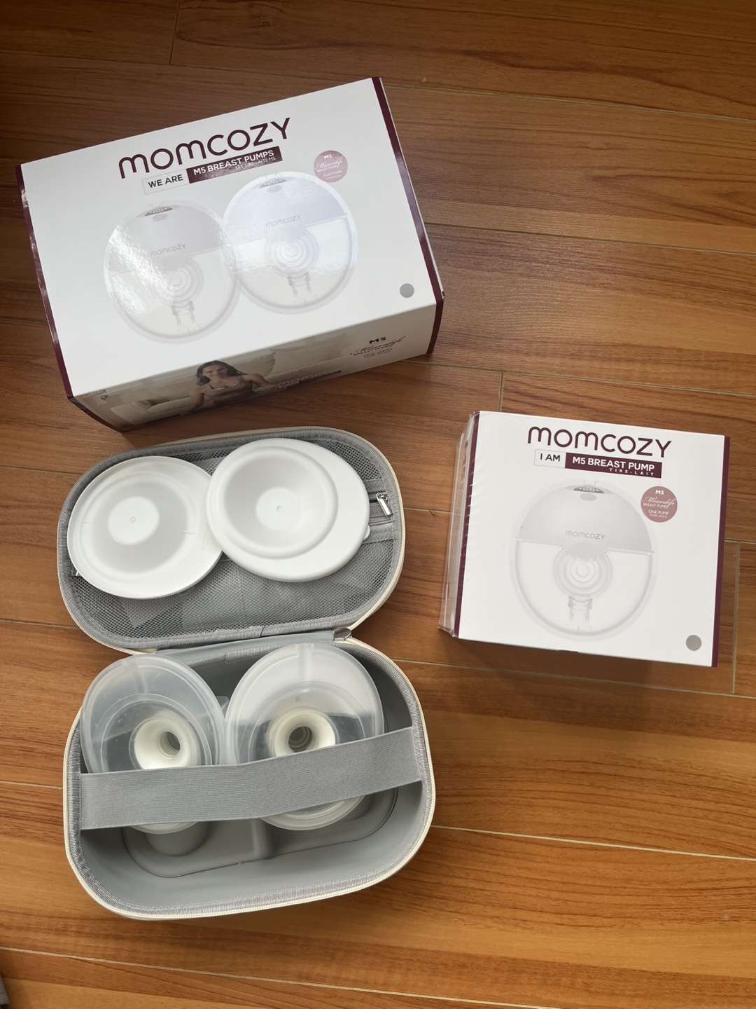 New Momcozy M5 Hands-Free pumb single-include free stuffs
