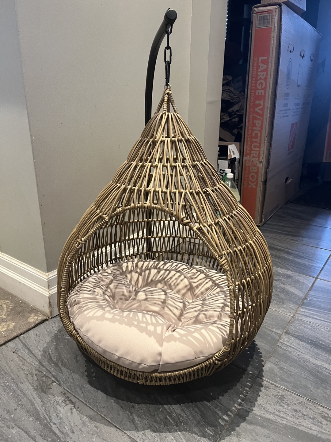 Wicker Hanging Pet Bed - photo 2
