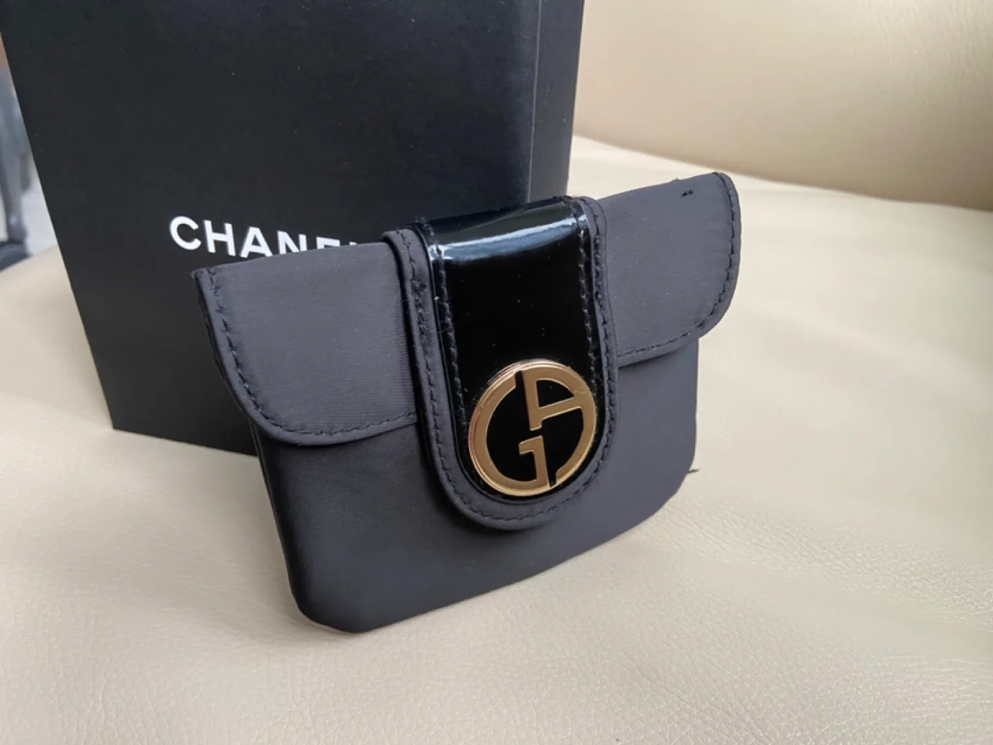 Authentic Giorgio Armani Black Nylon thumbnail
