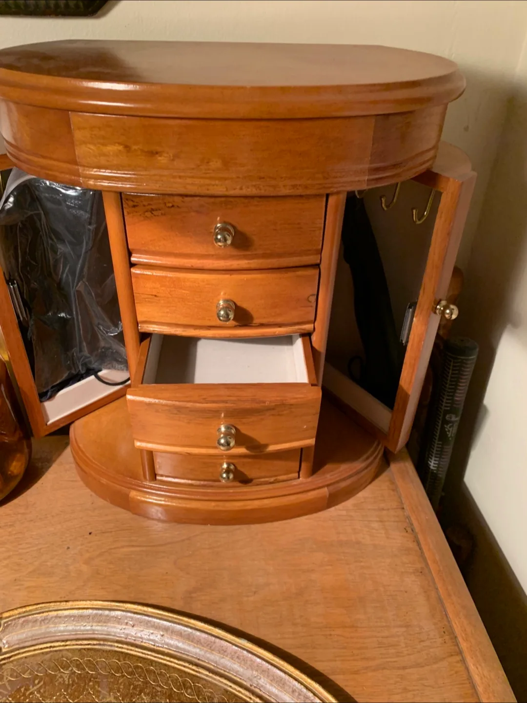 Wooden Jewellery Armoire thumbnail