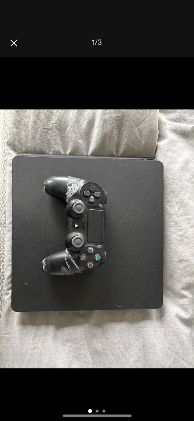 PS4 with Controller