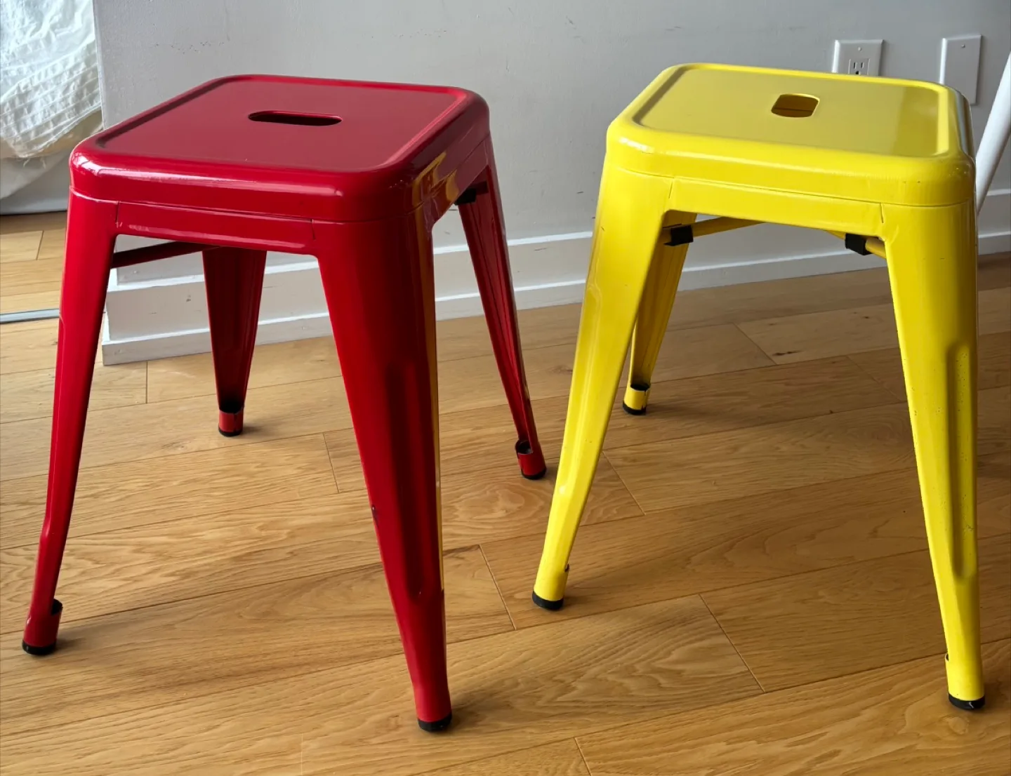 Design Republic Metal Stools x 2 (MOVING - MUST BUY SUN MAY 11) thumbnail