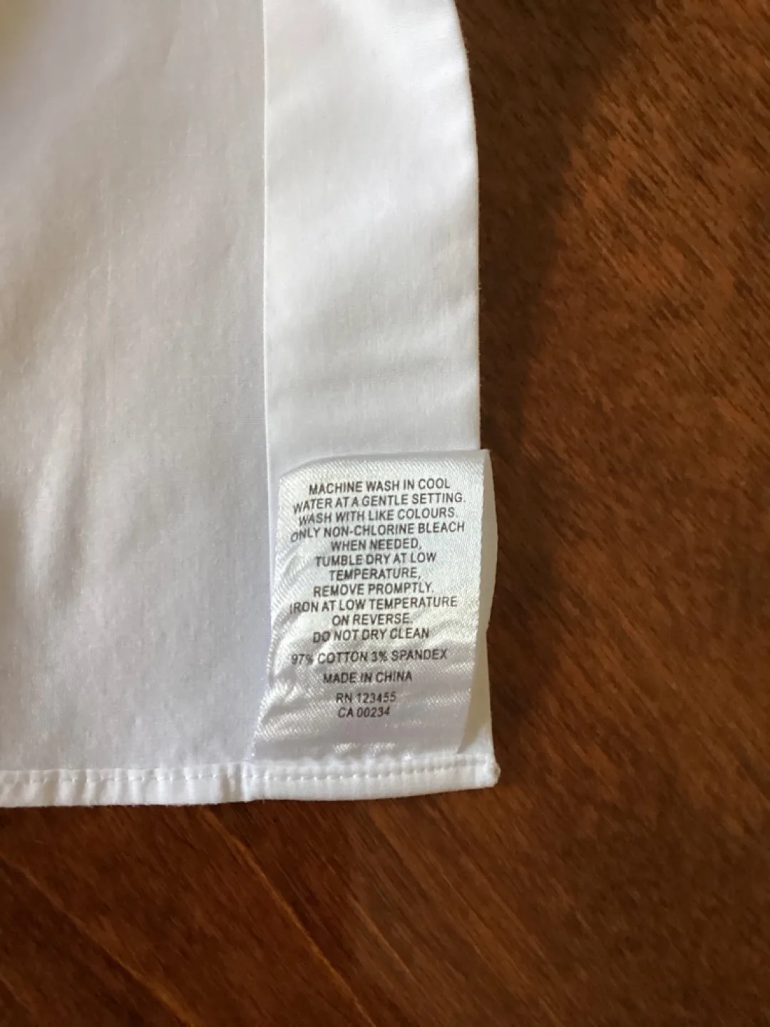 YOUNG MENS 1670 WHITE DRESS SHIRT image indicator(5)