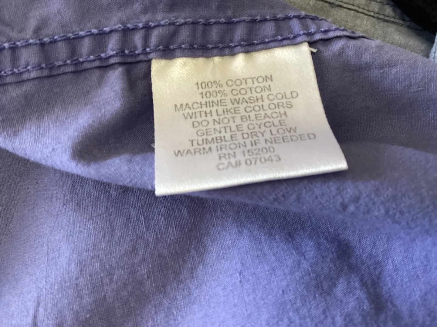 YOUNG MENS VINTAGE RED COTTON SHIRT image indicator(4)