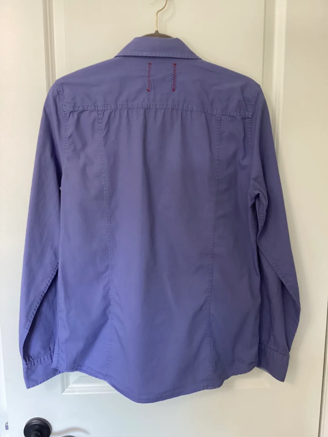 YOUNG MENS VINTAGE RED COTTON SHIRT image indicator(2)