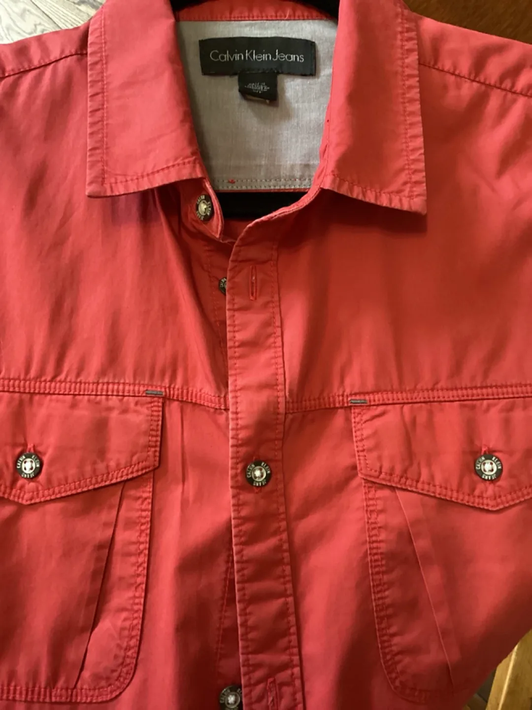 YOUNG MENS CALVIN KLEIN COTTON SHIRT image indicator(4)