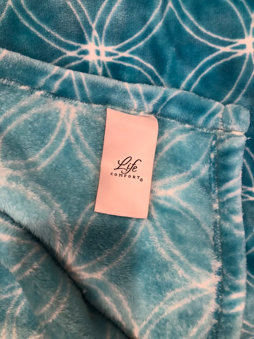 Teal Life Comfort Throw Blanket image indicator(2)