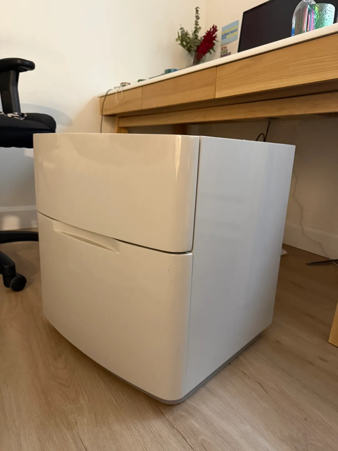 Modern Two-Drawer Nightstand thumbnail