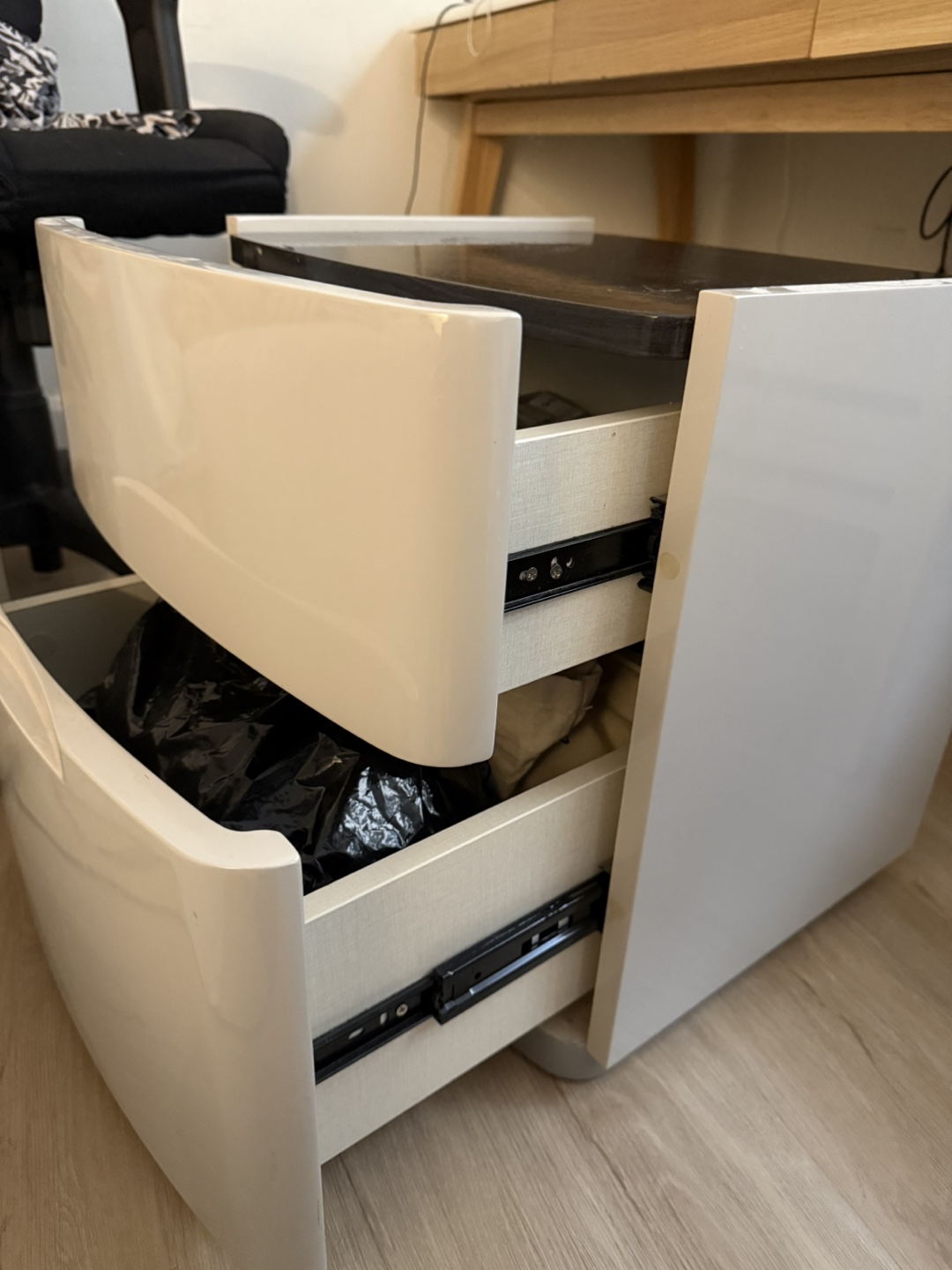 Modern Two-Drawer Nightstand - photo 3