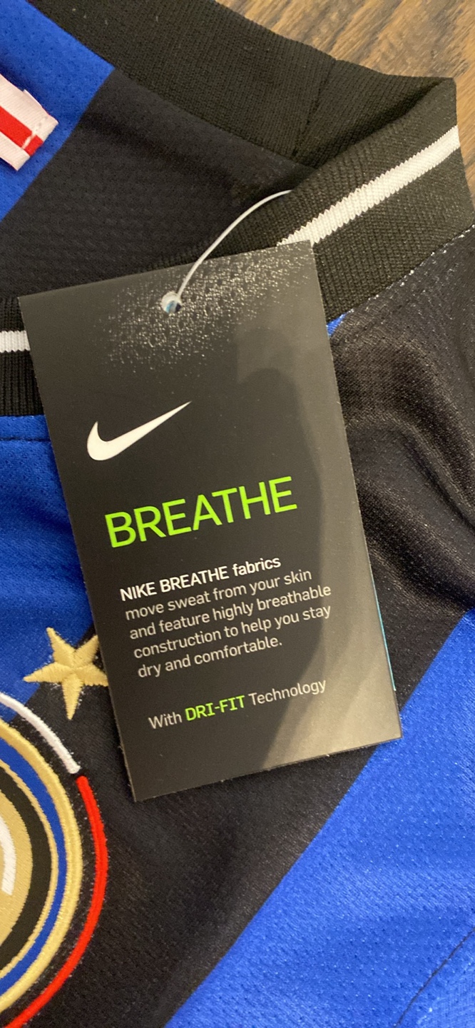 Inter Milan Nike Breathe Football Jersey - Mens Medium - photo 4