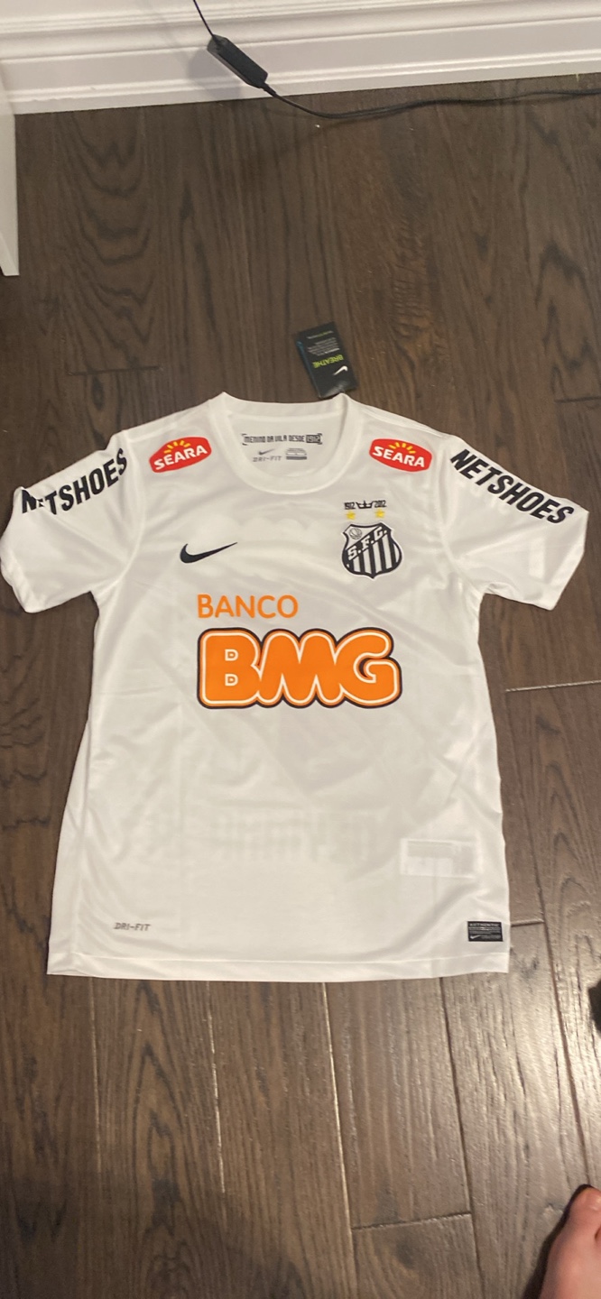 Neymar Jr Santos FC Authentic Nike Jersey Size M