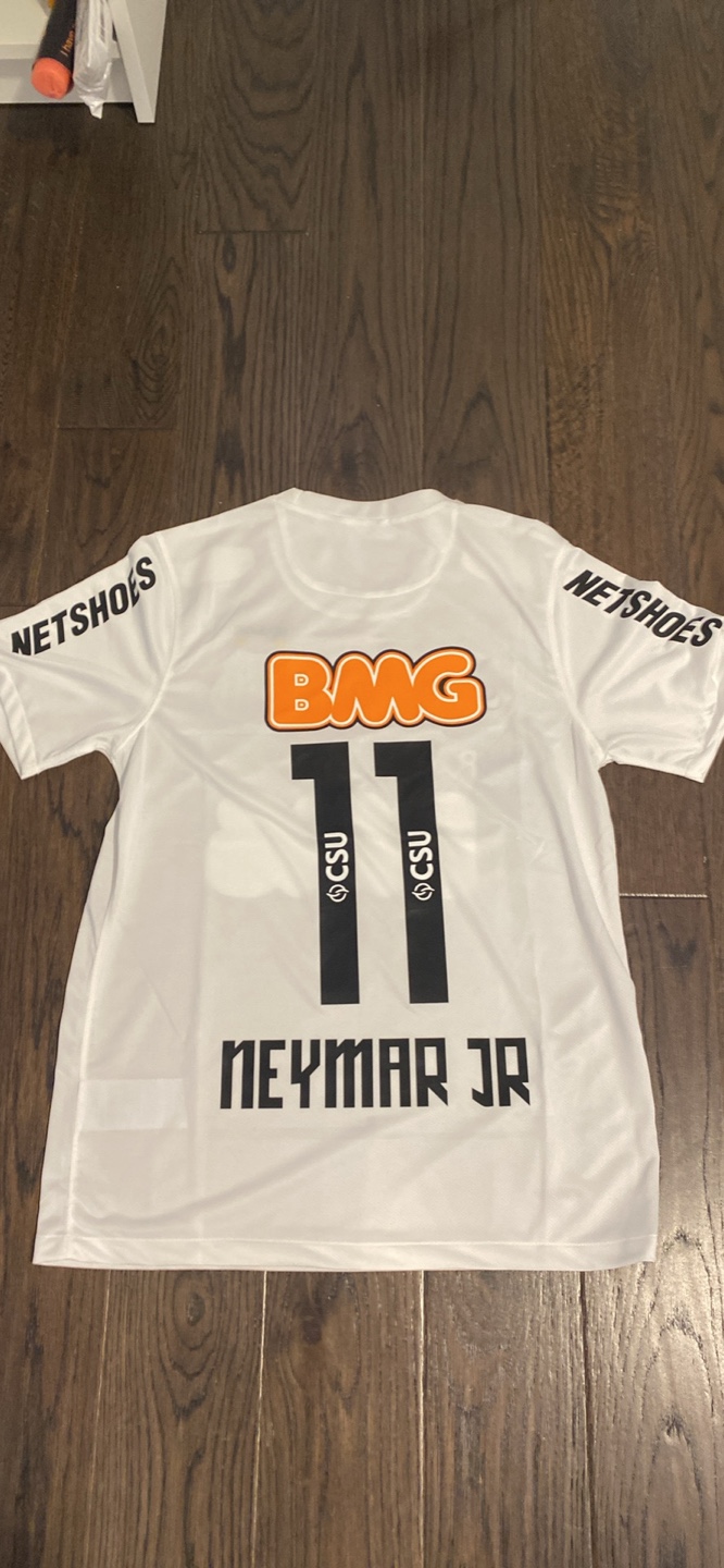 Neymar Jr Santos FC Authentic Nike Jersey Size M - photo 2