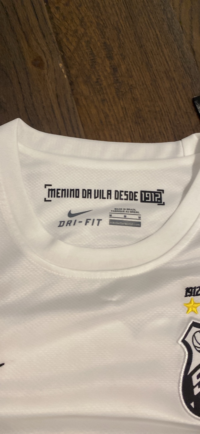 Neymar Jr Santos FC Authentic Nike Jersey Size M - photo 5