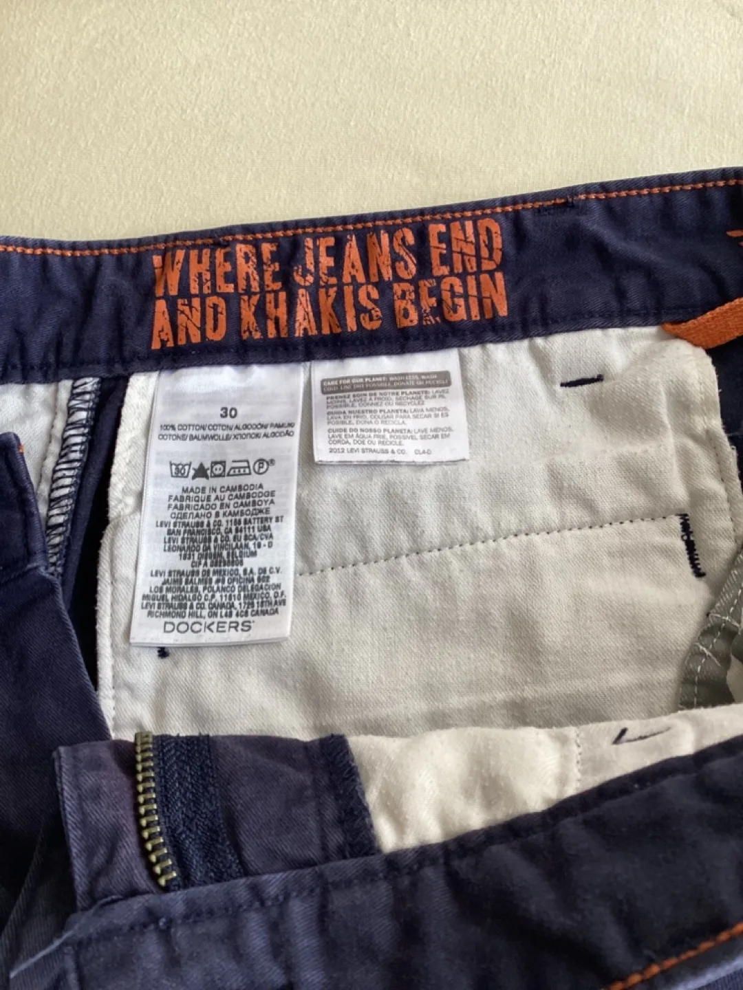 YOUNG MENS DOCKERS SHORTS image indicator(4)