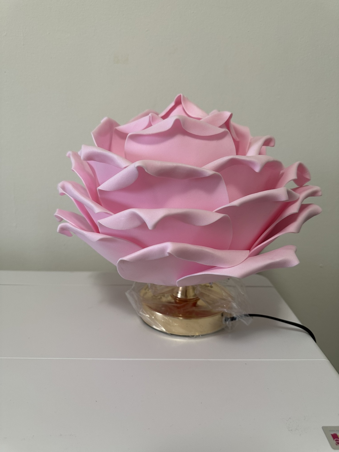 Pink Rose Table Lamp new - photo 5