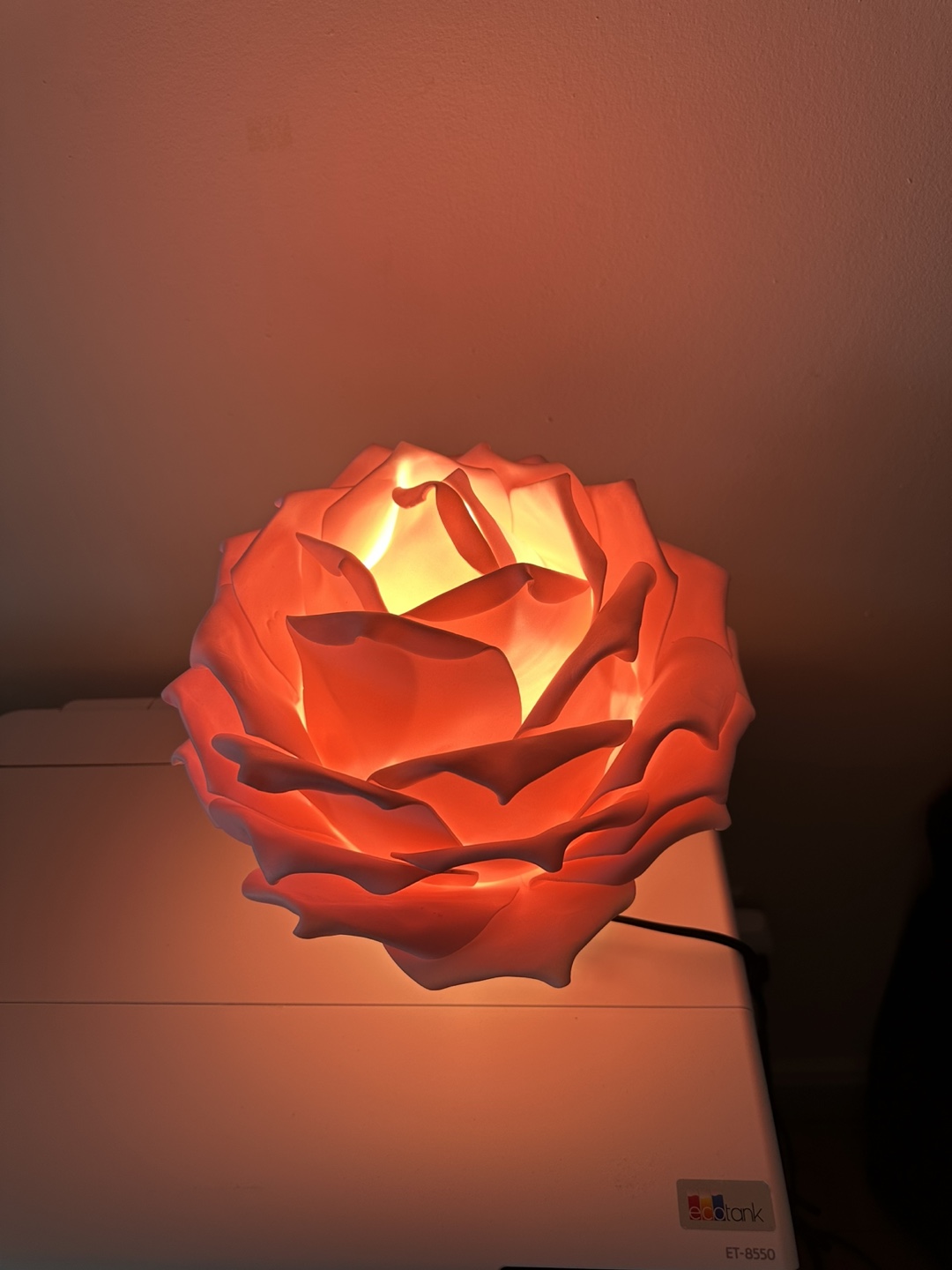 Pink Rose Table Lamp new - photo 2