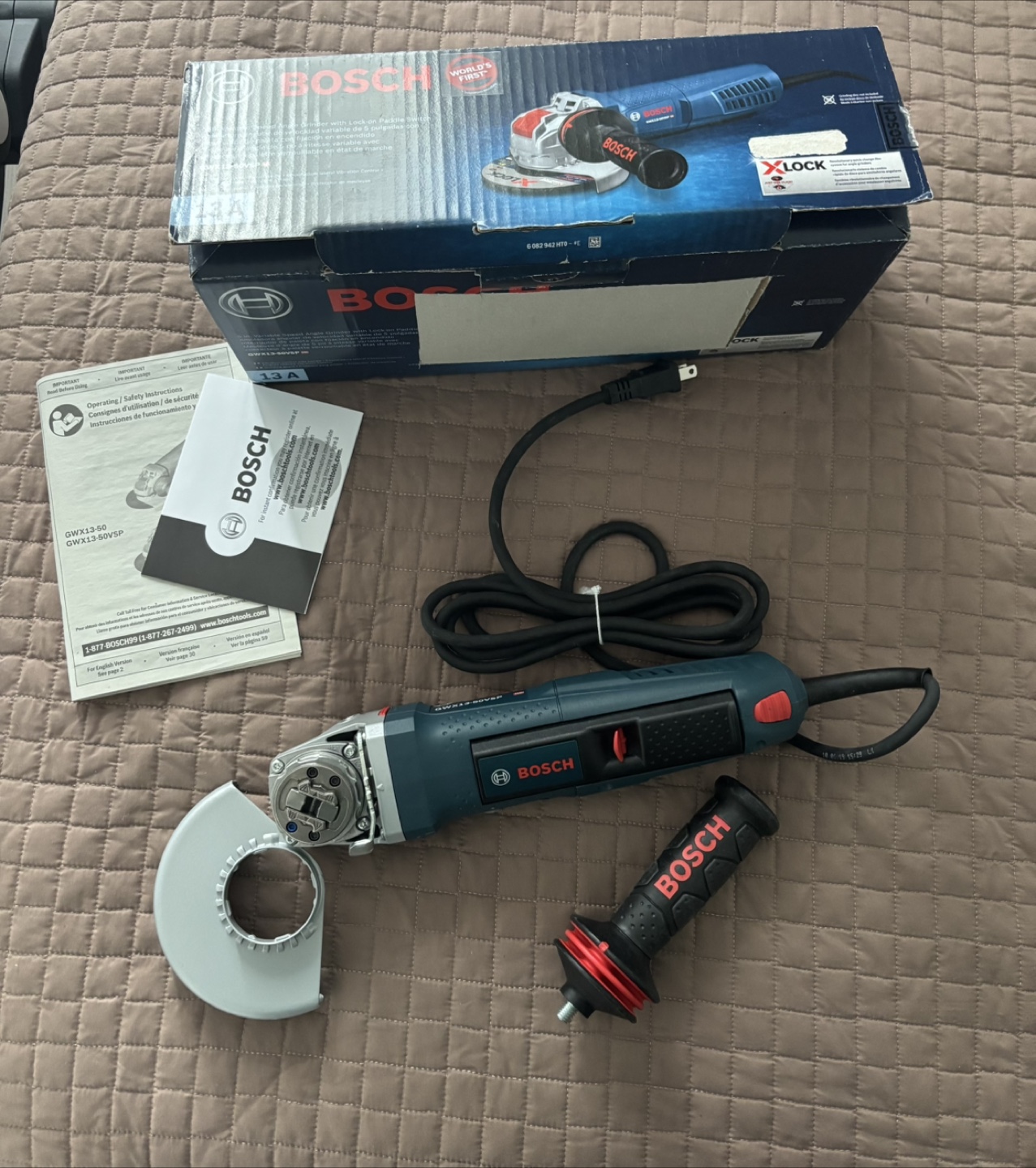 Bosch GWX13-50VSP 5-inch Angle Grinder