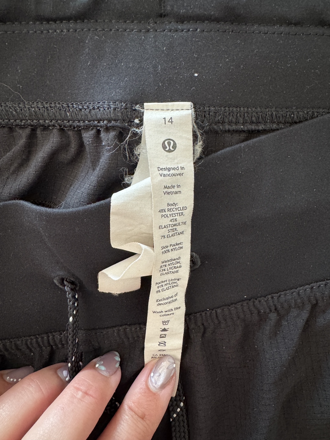 Lululemon Black Running Shorts - Size 14 - photo 3