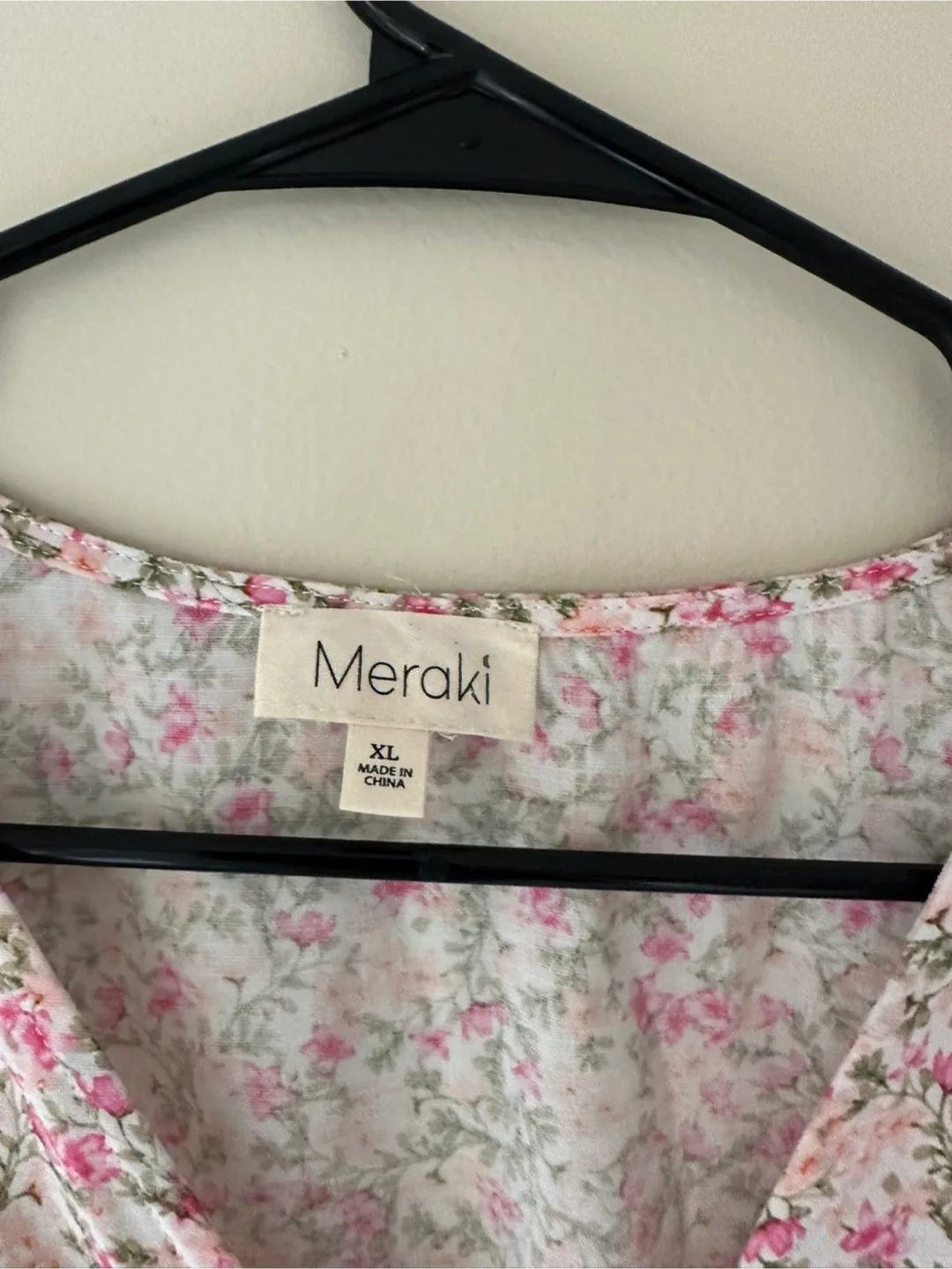 Meraki Floral Wrap Blouse - Size XL thumbnail