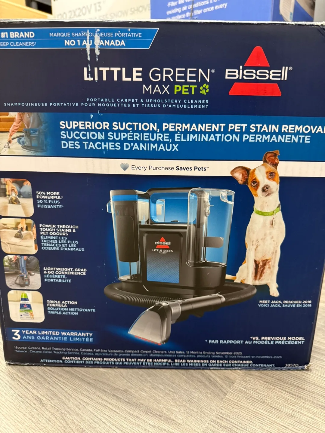 Brand new Bissell Max Pet Portable carpet cleaner thumbnail