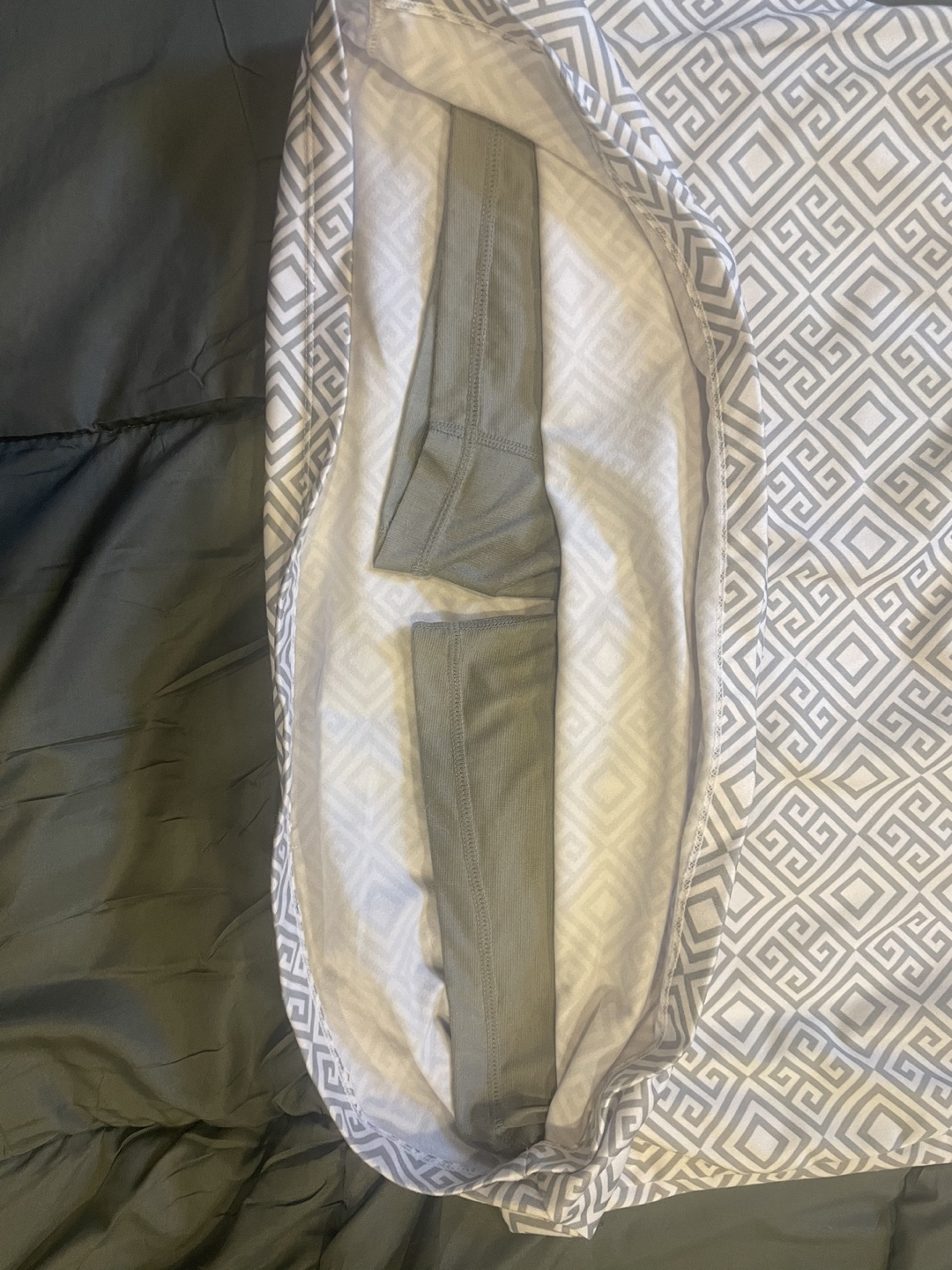 Grey and White Patterned Skort Size L - photo 2