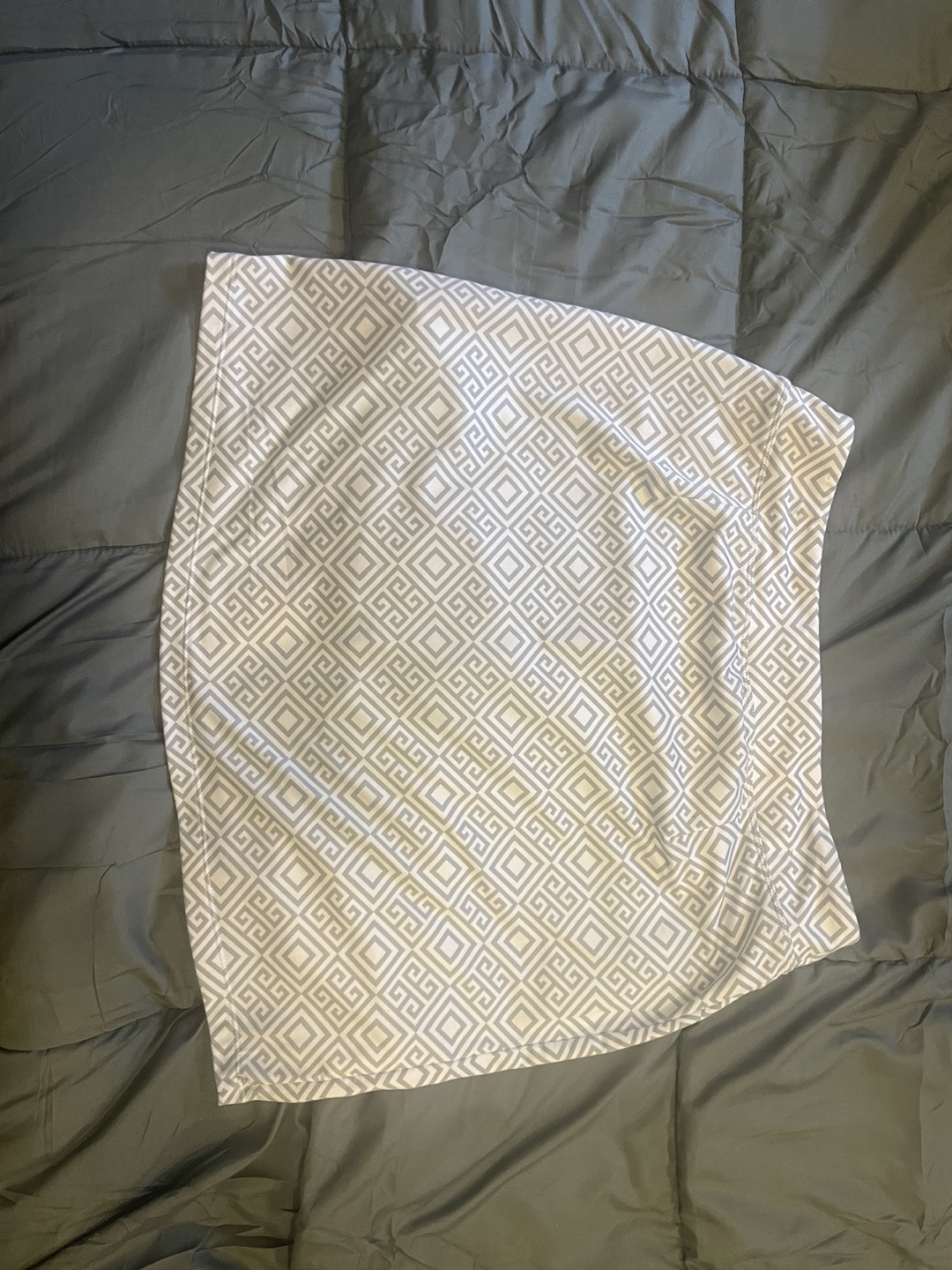 Grey and White Patterned Skort Size L - photo 4