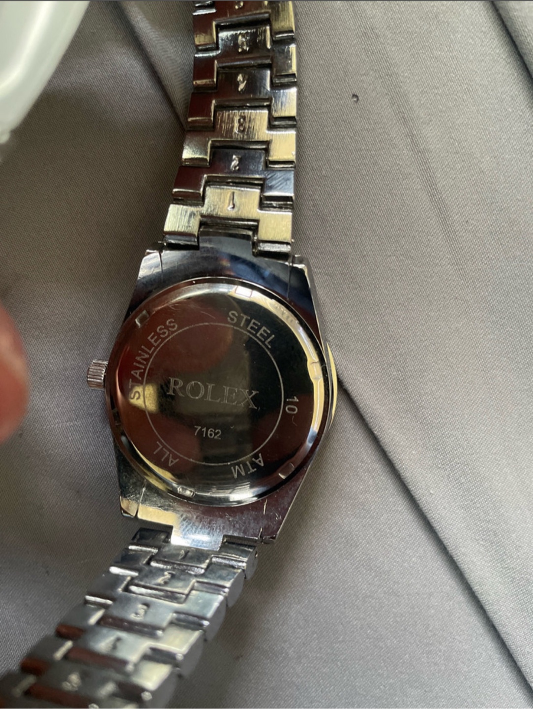 Rolex Watch Green Dial Stainless Steel Band - photo 3