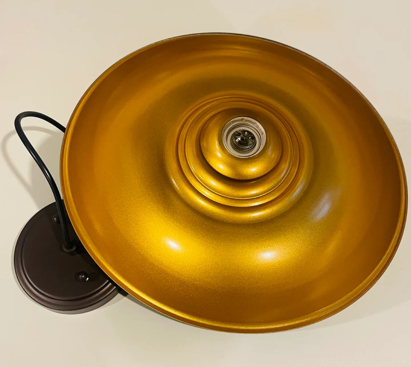 Pendant Light Fixture - Bronze and Gold image indicator(2)