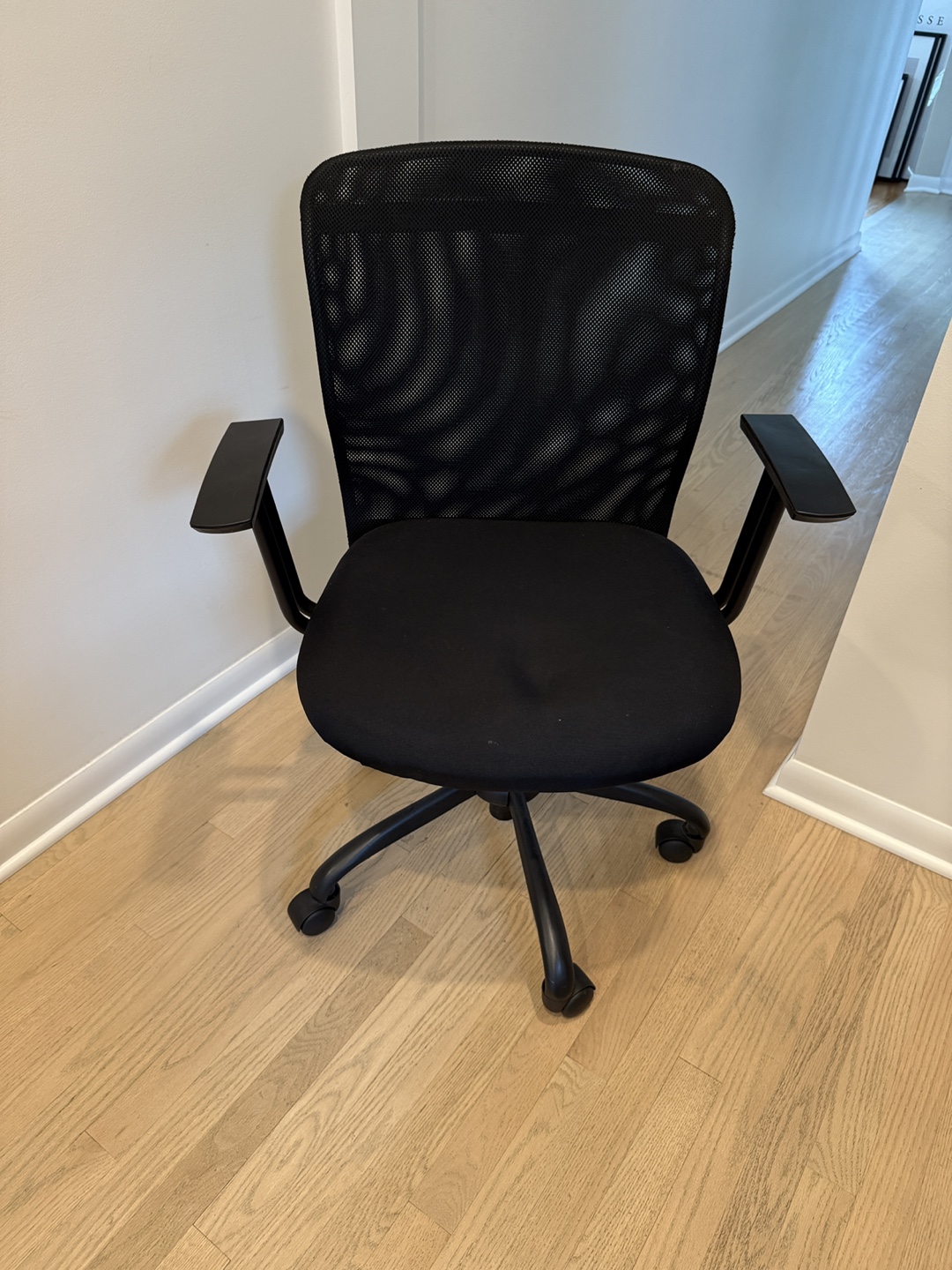 Office chair black mesh