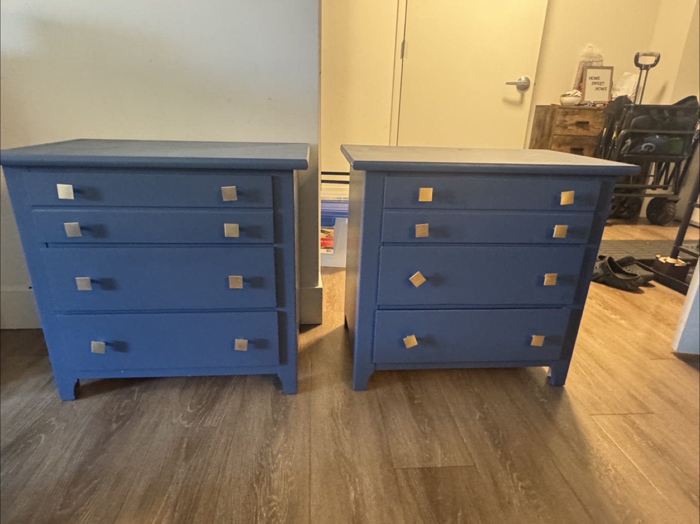Pair of Stanley Furniture Nightstands, Blue