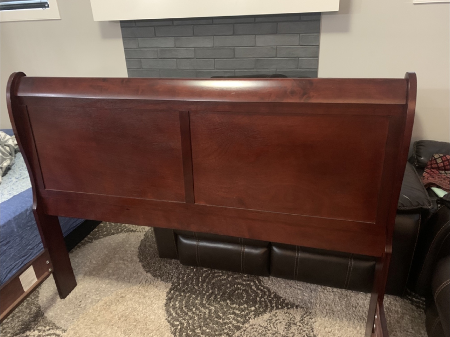 Queen Sleigh Bed Frame - photo 3