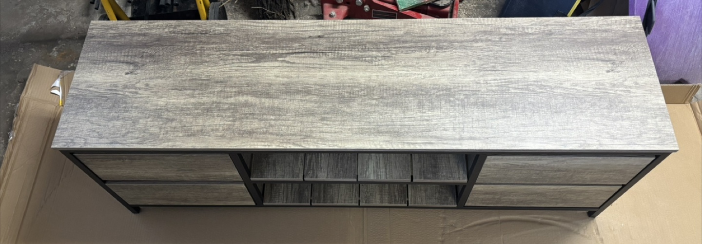 Modern TV Stand with Storage - photo 2