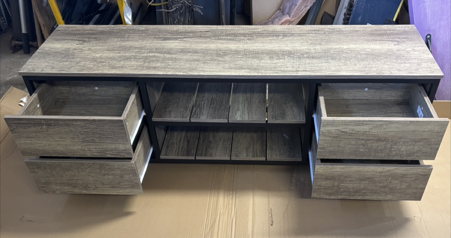 Modern TV Stand with Storage - photo 3