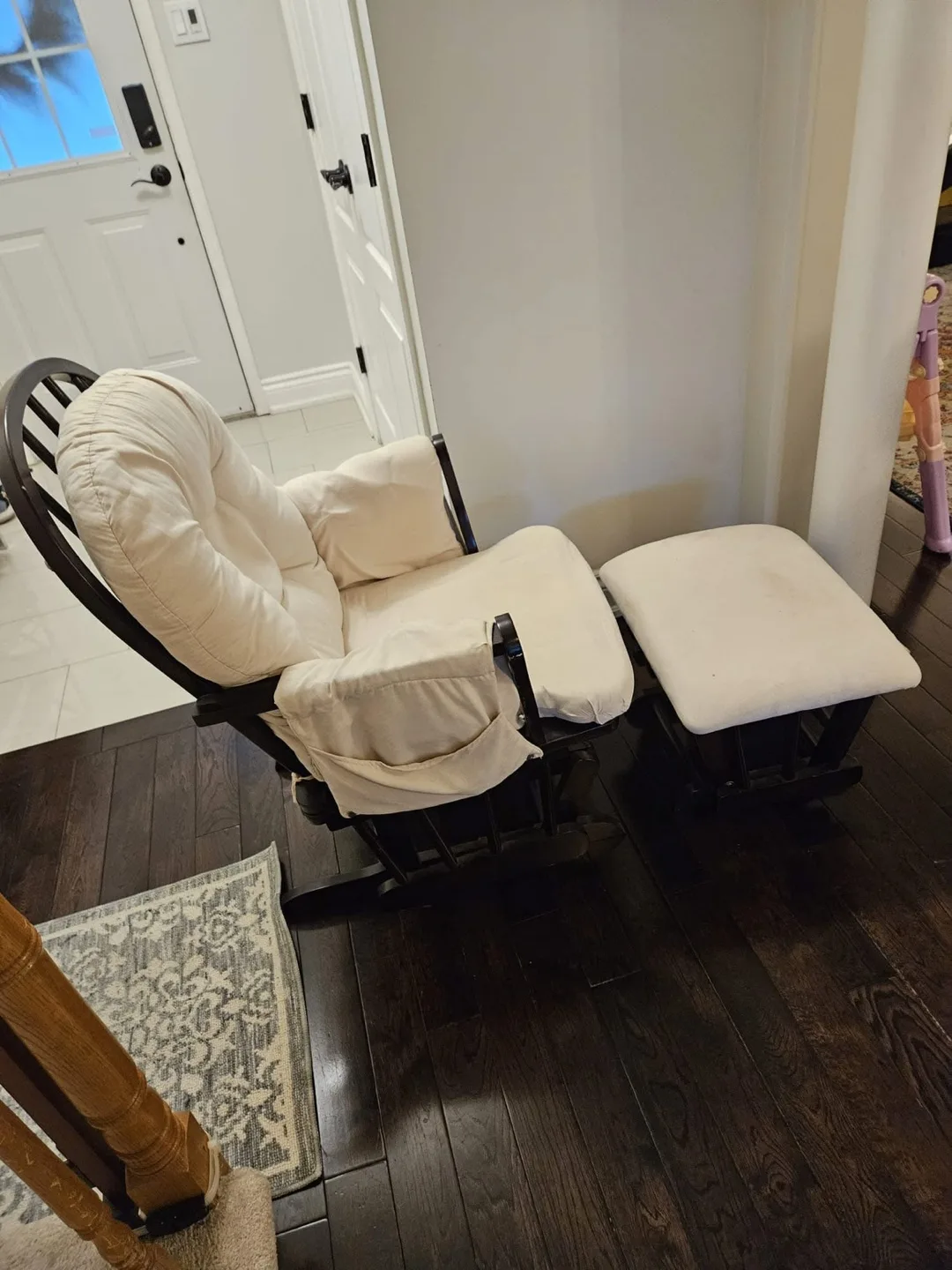 Glider Rocker with Ottoman