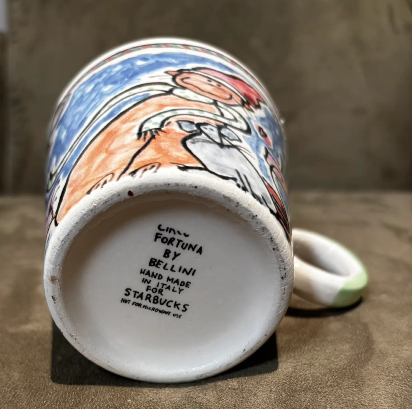 Starbucks Coffee Christmas Mug ~ Circo Fortuna by Bellini Italy image indicator(5)