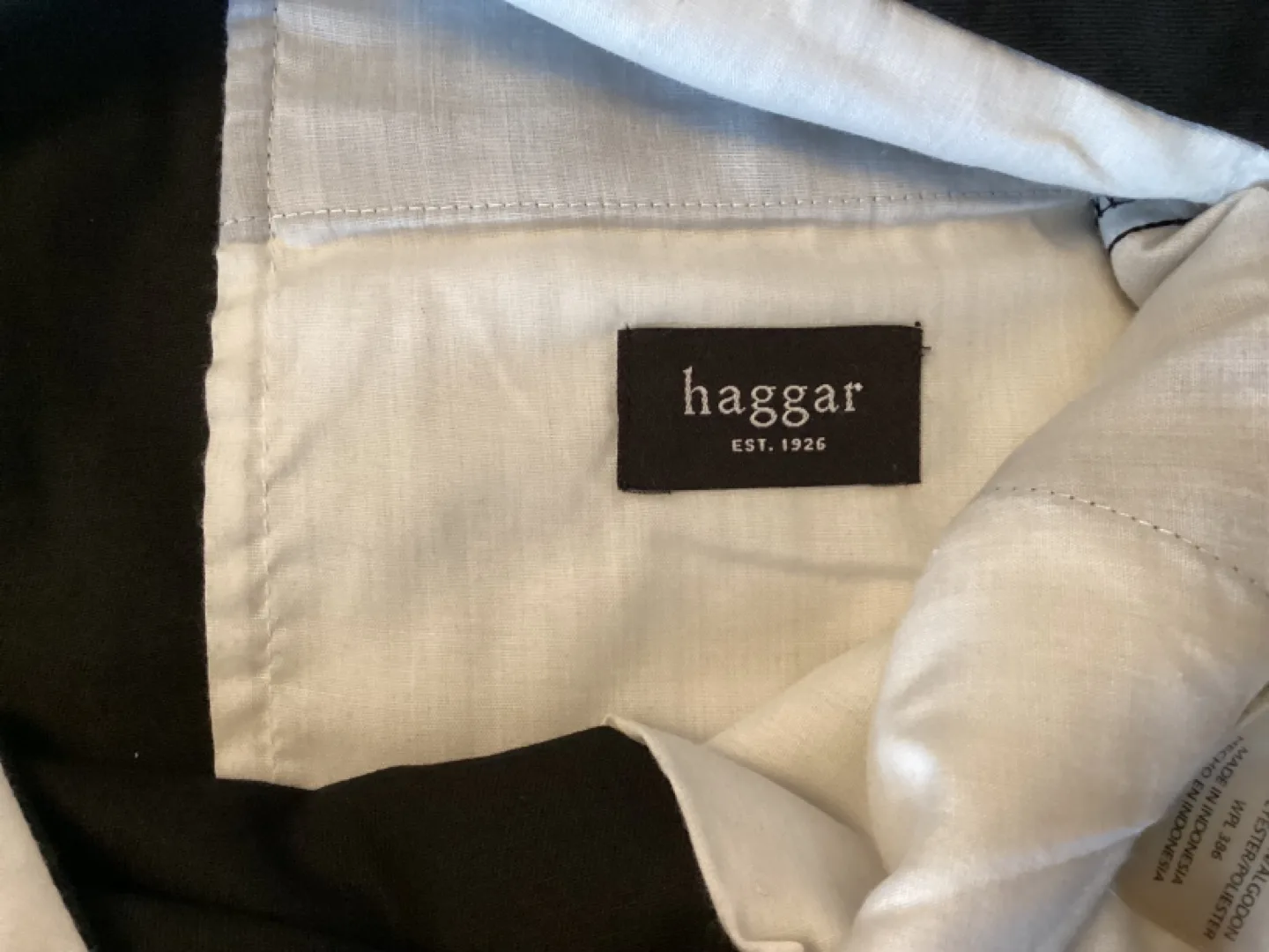 MENS HAGGAR BLACK SHORTS image indicator(3)