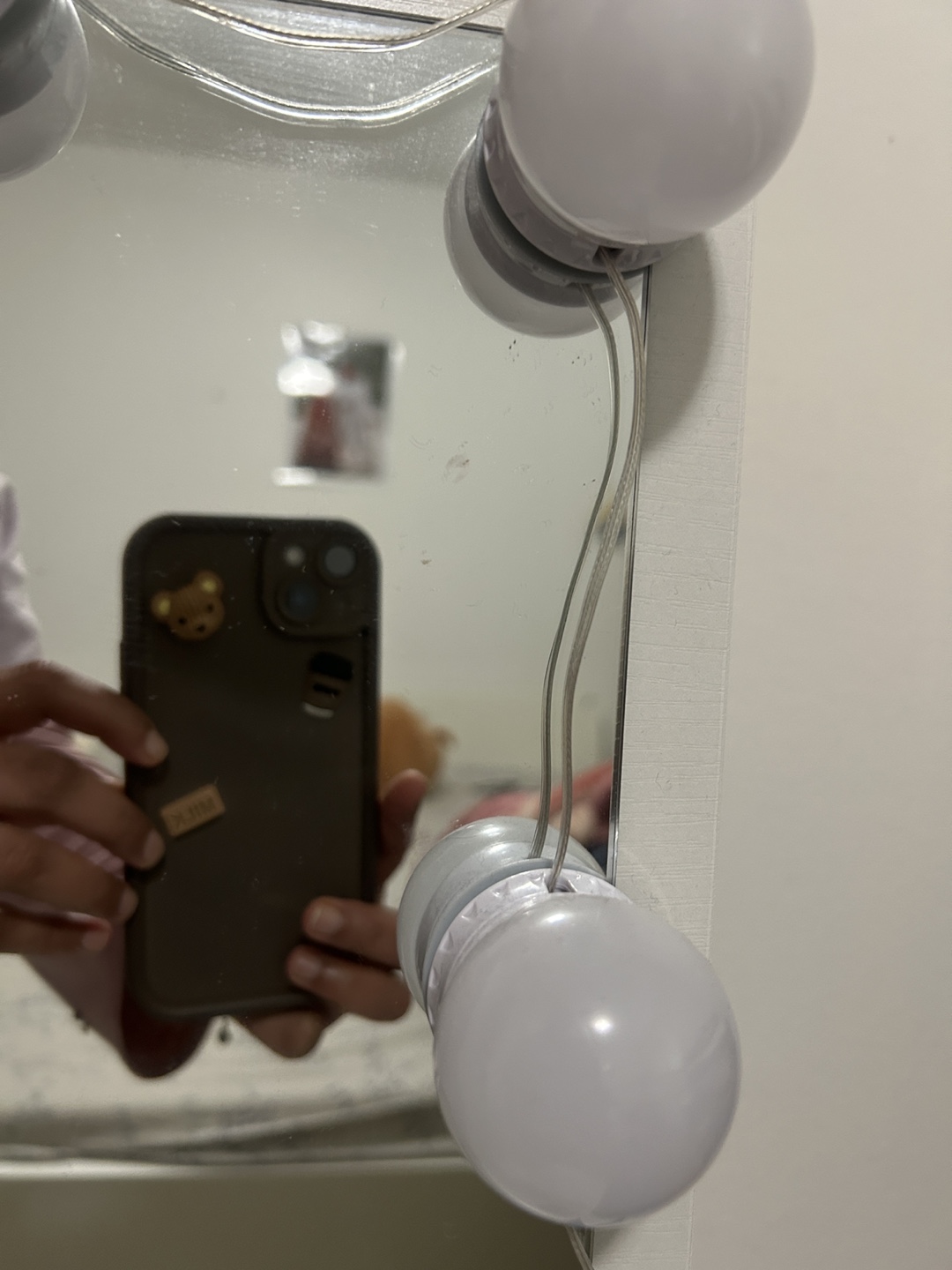 White Vanity Set with Mirror and Lights - photo 4