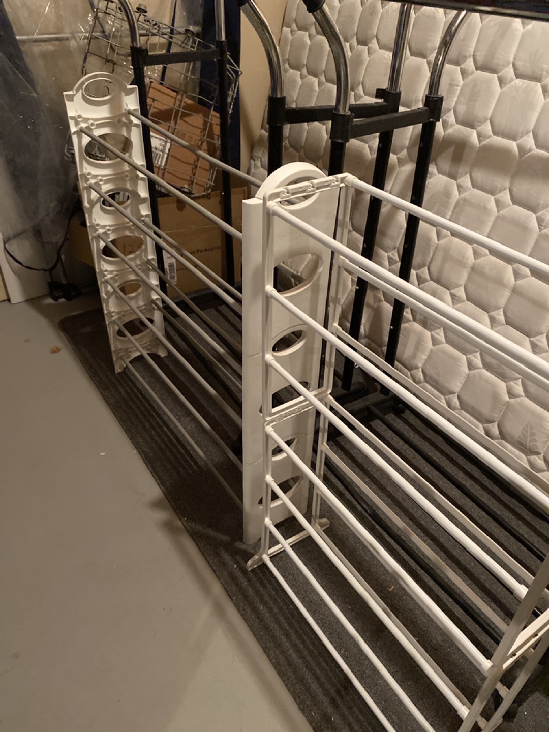 White Shoe Rack Organizer