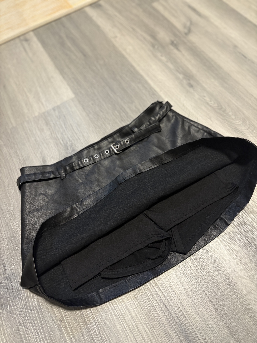 Garage Micro Mini Skirt with Belt - photo 3
